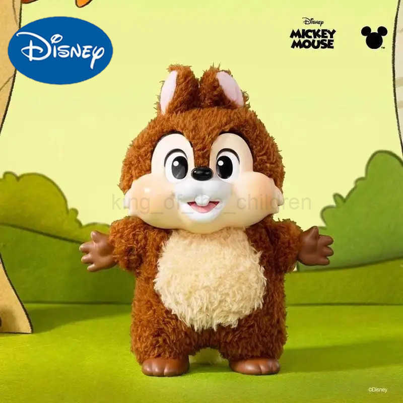 Disney New Genuine Mickey Family Cute Together Series Keychain Blind Box ChictitiS Gifts Lovely Mickey Family Vinyl Dolls Mystery Box W250509