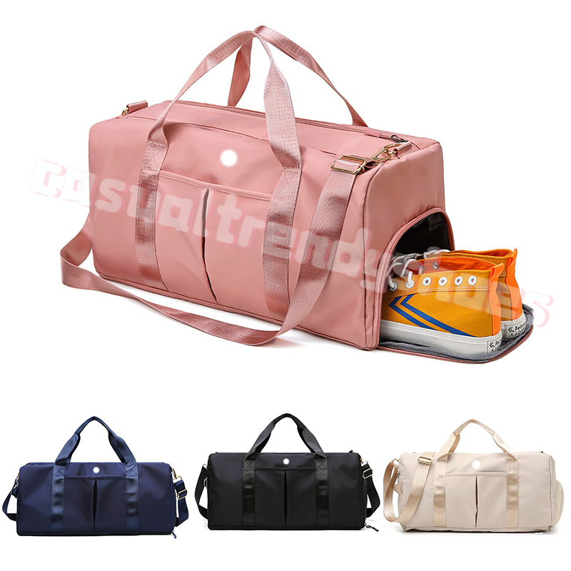 Yoga Bag Fitness Outdoor Duffle Durable Bags Fitness Shoulder Bag Large Capacity for Short Trips and Training Traveling Bag with Dry-Wet Separation for Sports