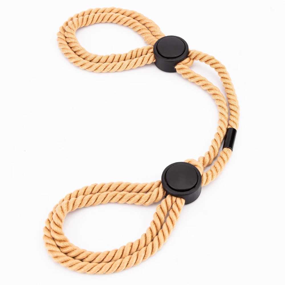 Adjustable Rope Handcuffs for Couple Fetish Hand Shackles BDSM Binding Toys Sex SM Restraints Erotic Bondage Cuffs Adult Games W250509
