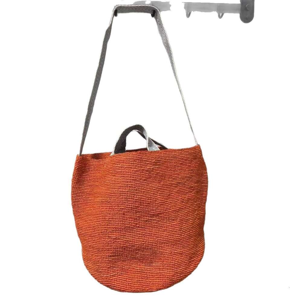 Beach Bag Large Capacity Woven Women S Versatile Hand Hook Lafite Grass Tote Crossbody Vacation Beach Bag Hand Held Bill Of Lading Shoulder Bag KQ