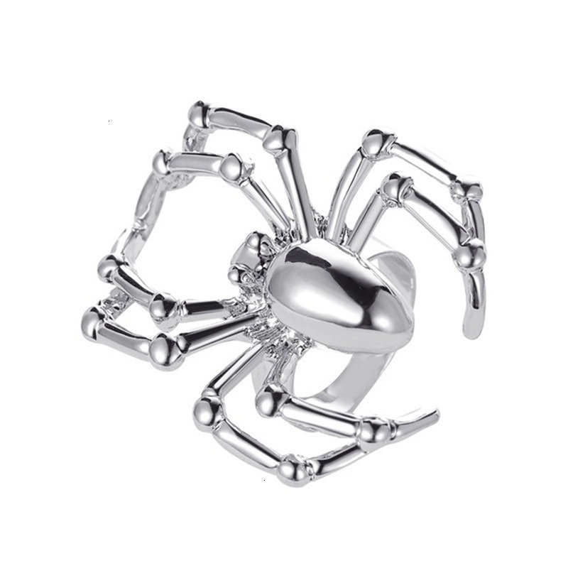 Xinghe simulation spider ring Halloween props Ghost Festival prank toys Gothic accessories