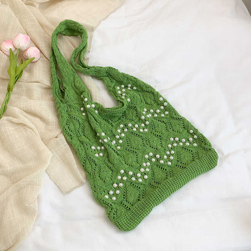 Summer woven bag for women 2025 large capacity new beach vacation beach single shoulder handbag small fresh water bucket bag