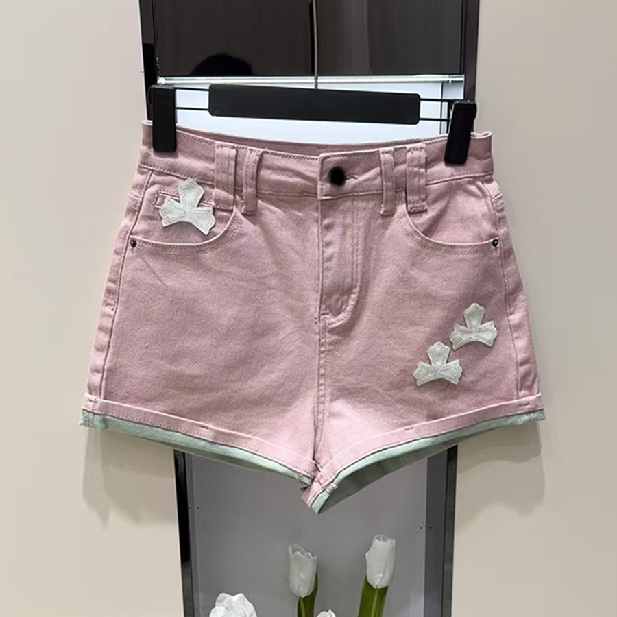 Women Pants Hotty Ladies Letter High Quality Hot Shorts Design Retro Streetwear Casual Sports Summer Jeans XJ260206