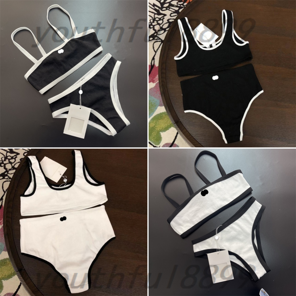 Womens Swimwear swimsuit Summer Beach Sunshine designer high-end luxury Bikini C letter Diamond Stitching sexy one-piece swimsuit two-piece bikinis swimsuit S-XL