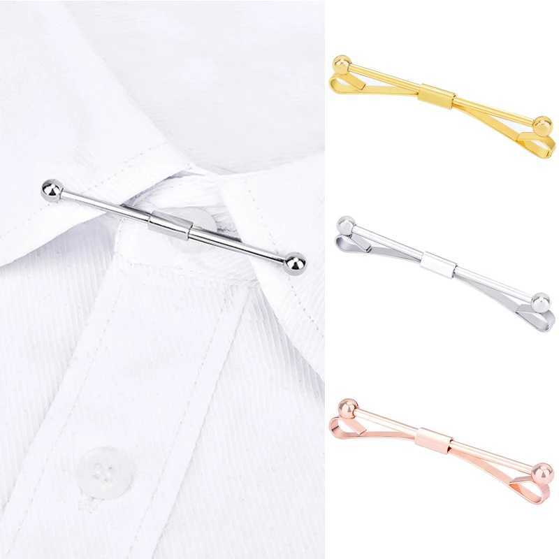 Tie Clip Fashion Style Ties for Men Metal Tone Simple Bar Clasp Practical Clasp Tie Pin for Mens Collar Clip Necktie Accessories M250508