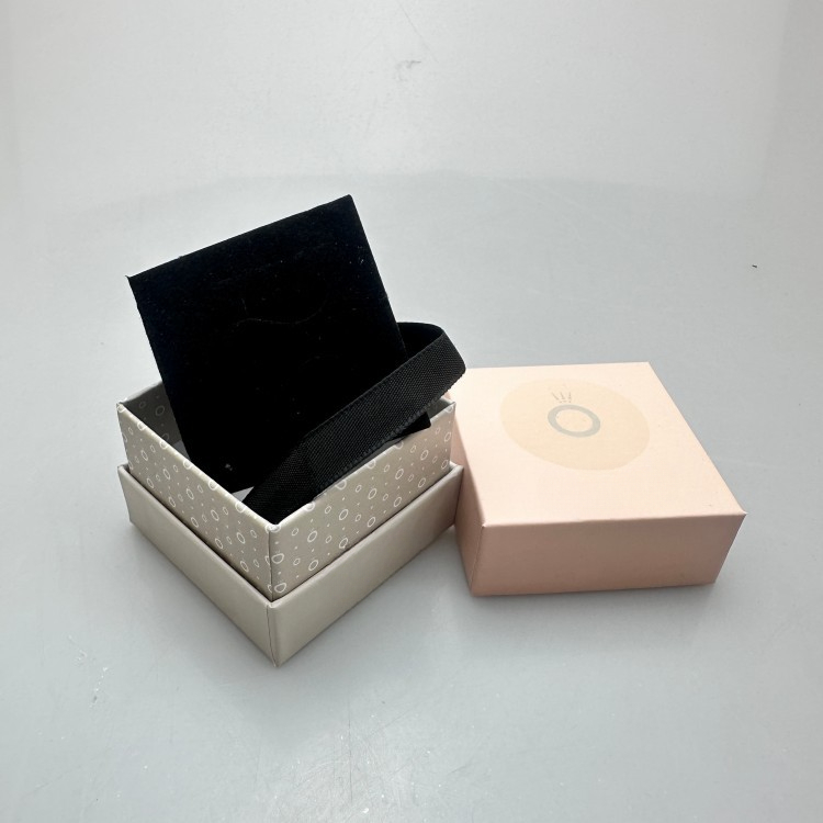 Ring Box P Brand Classic Designer Jewelry Veet Letters White jewelry organizer Rings Boxes Jewelery