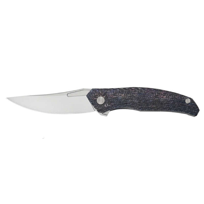 Bear head folding D2 steel outdoor camping portable self-defense sharp survival pocket knife