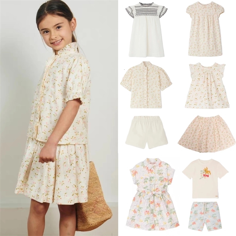 Girls Clothes Summer Fashion Kids T Shirts Toddler Flower Girl Dresses Party Casual Princess Children Clothing 250508