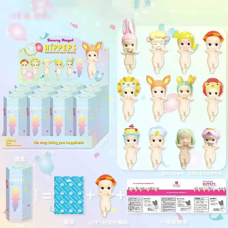New Cherry Blossom Series Blind Box Anime Mini-Character Desktop Decorations For Girls Christmas GiftsXJ250509