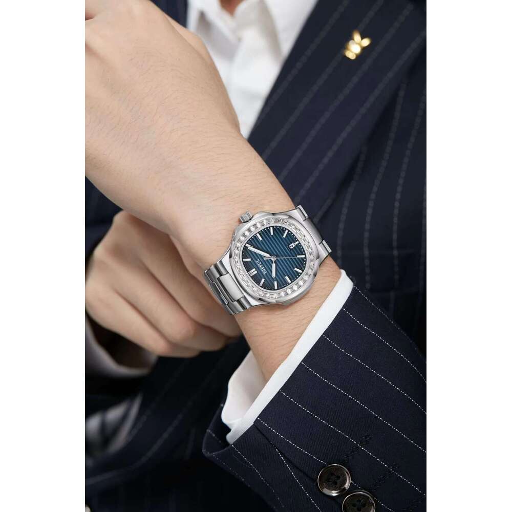 DHCollections Stainless Steel Quartz Watch 41mm Dial for Men