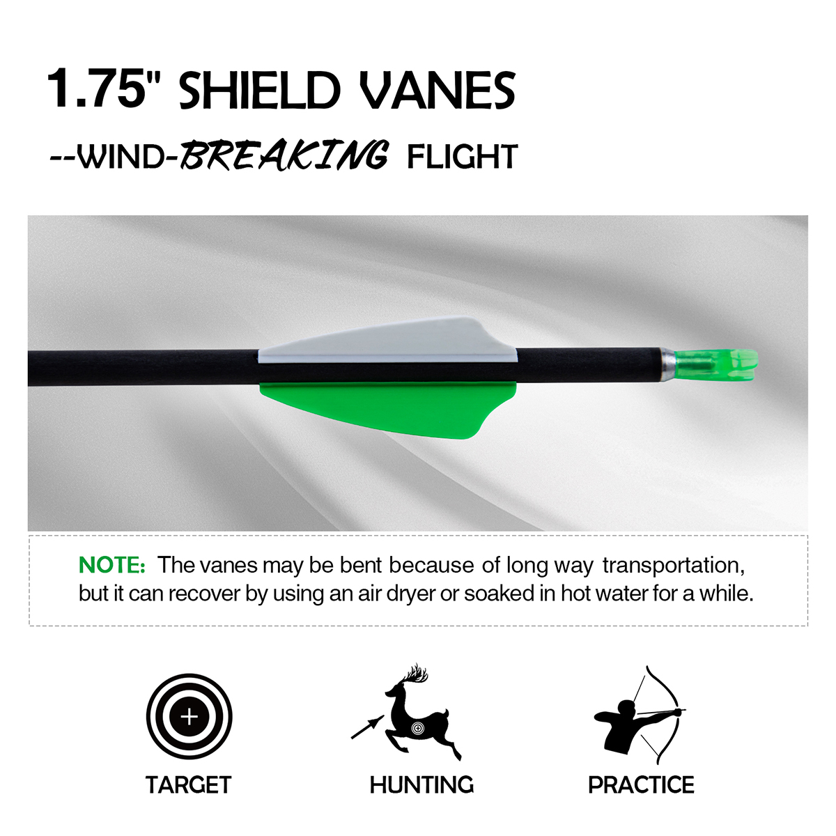 Archery Targeting Arrows without Arrow Tips 31inch 4.2mm Spine350 Hunting Arrows Carbon Training Arrows for Recurve Bow & Compound Bow Practice Arrows