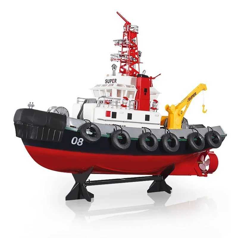 60cm Rc Ship Rescue Simulation Fire Rescue Water Spray Remote Control 2.4g Speedboat Model Boat For ChildrenS Rc Toy Gift X250509