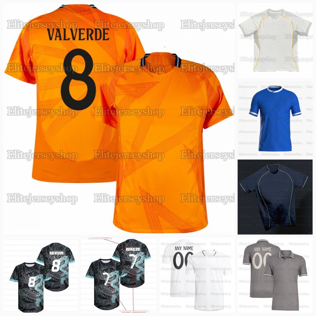 Custom Soccer Jerseys Ronaldo 25 26 Real 4Th football shirt CAMAVINGA Mbappe MODRIC VALVERDE Fourth camiseta men kids uniforms VINI JR BELLINGHAM ARDA