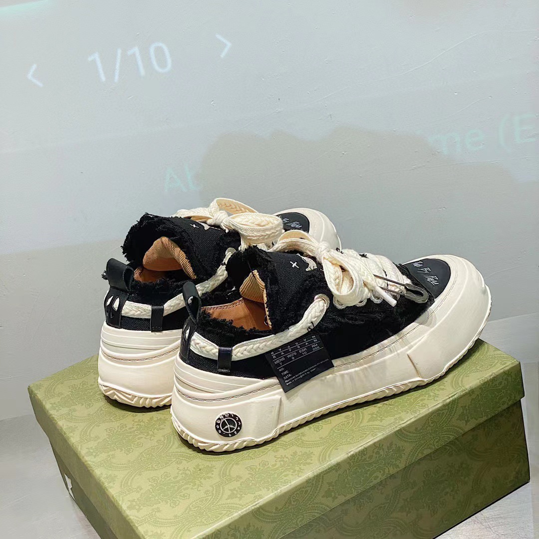 2025 new Couples' trendy versatile men women's comfortable and casual thick soled raised canvas sports shoes