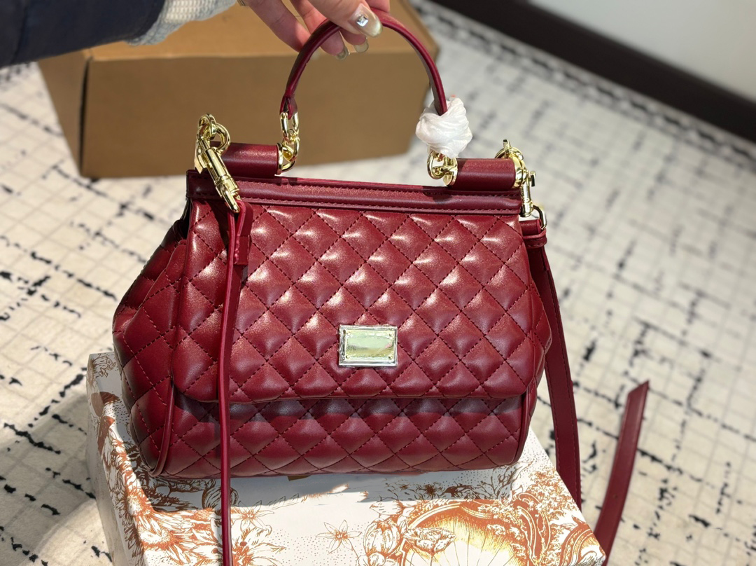 Genuine leather women's bag, crossbody bag, high-end women's bag, Sicily single shoulder handbag, fashionable shoulder bag