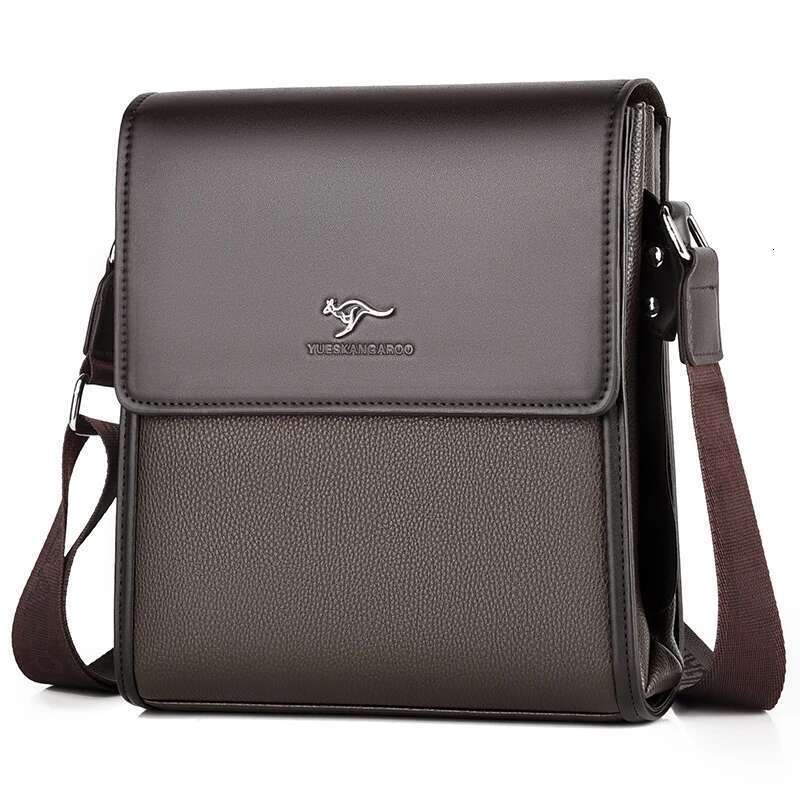 Brand Messenger Leather Side Shoulder For Men Business Office Work Male Briefcase Casual Crossbody Bag