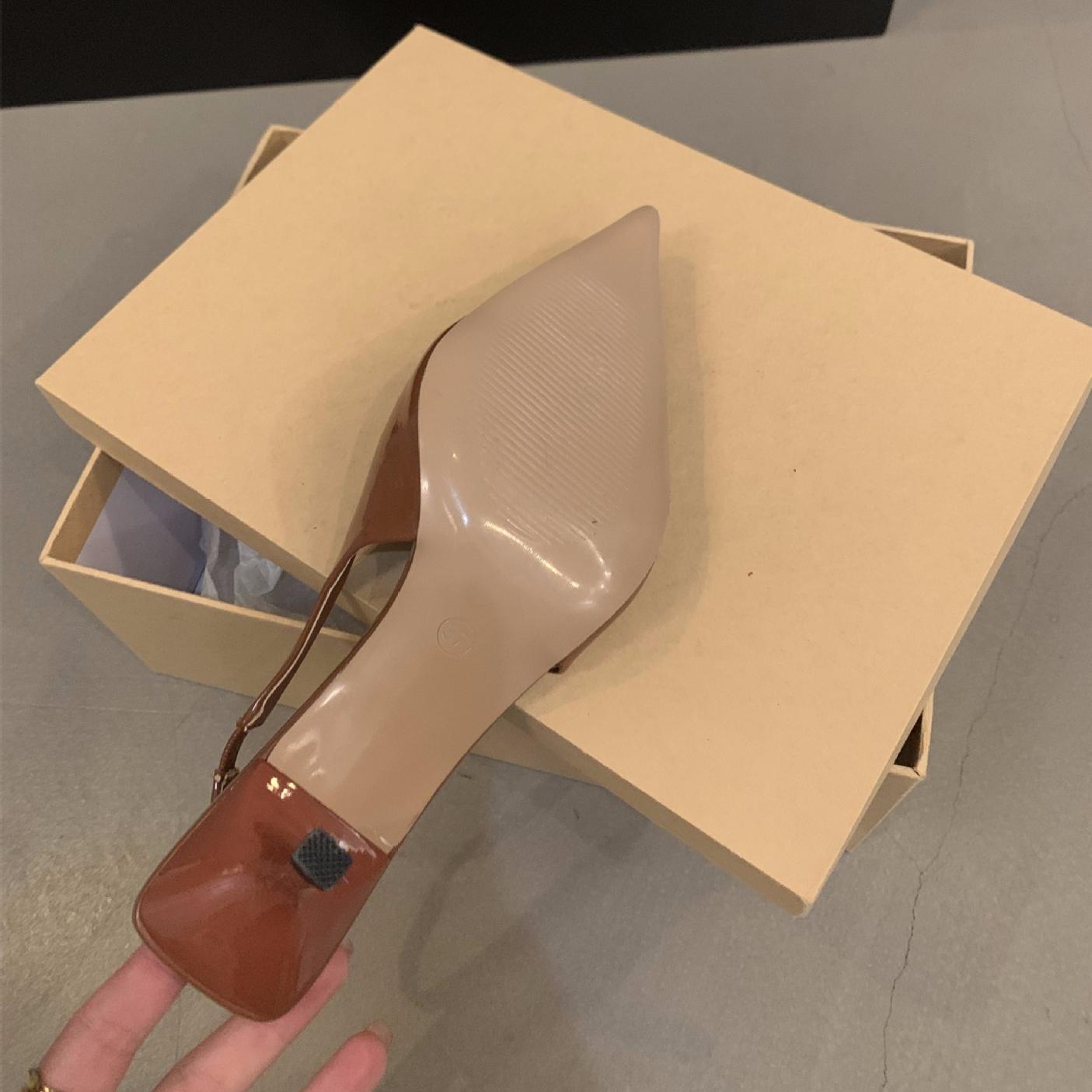 2025 new hot Free shipping Women High Heels Sandals Sexy Pointed Toe Dress Party Shoes Summer Slippers Designer