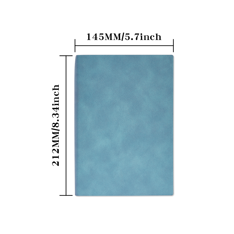 A5 Soft Leather PU Cover Notebook Diary Notebook Minutes of Business Meetings Notepad School Supplies