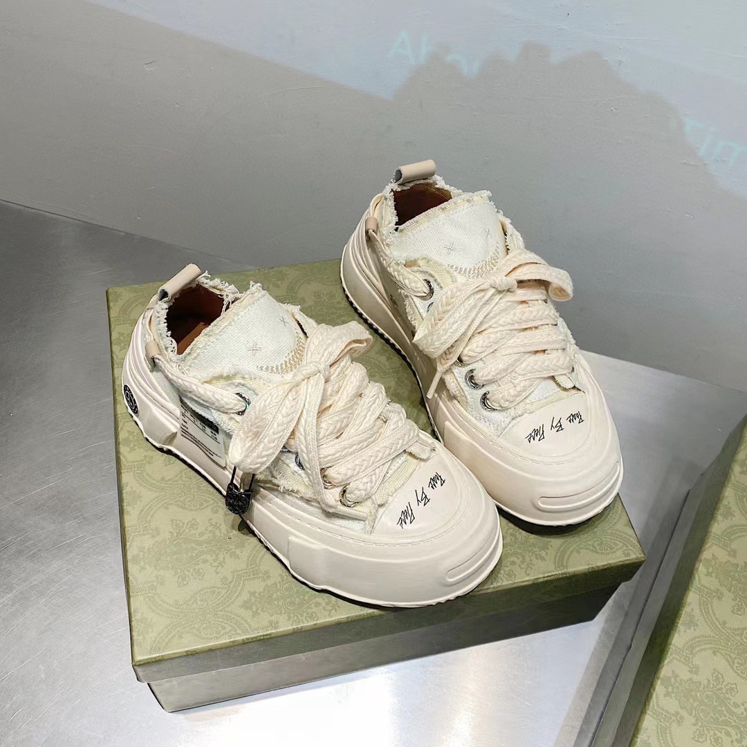 2025 new Couples' trendy versatile men women's comfortable and casual thick soled raised canvas sports shoes