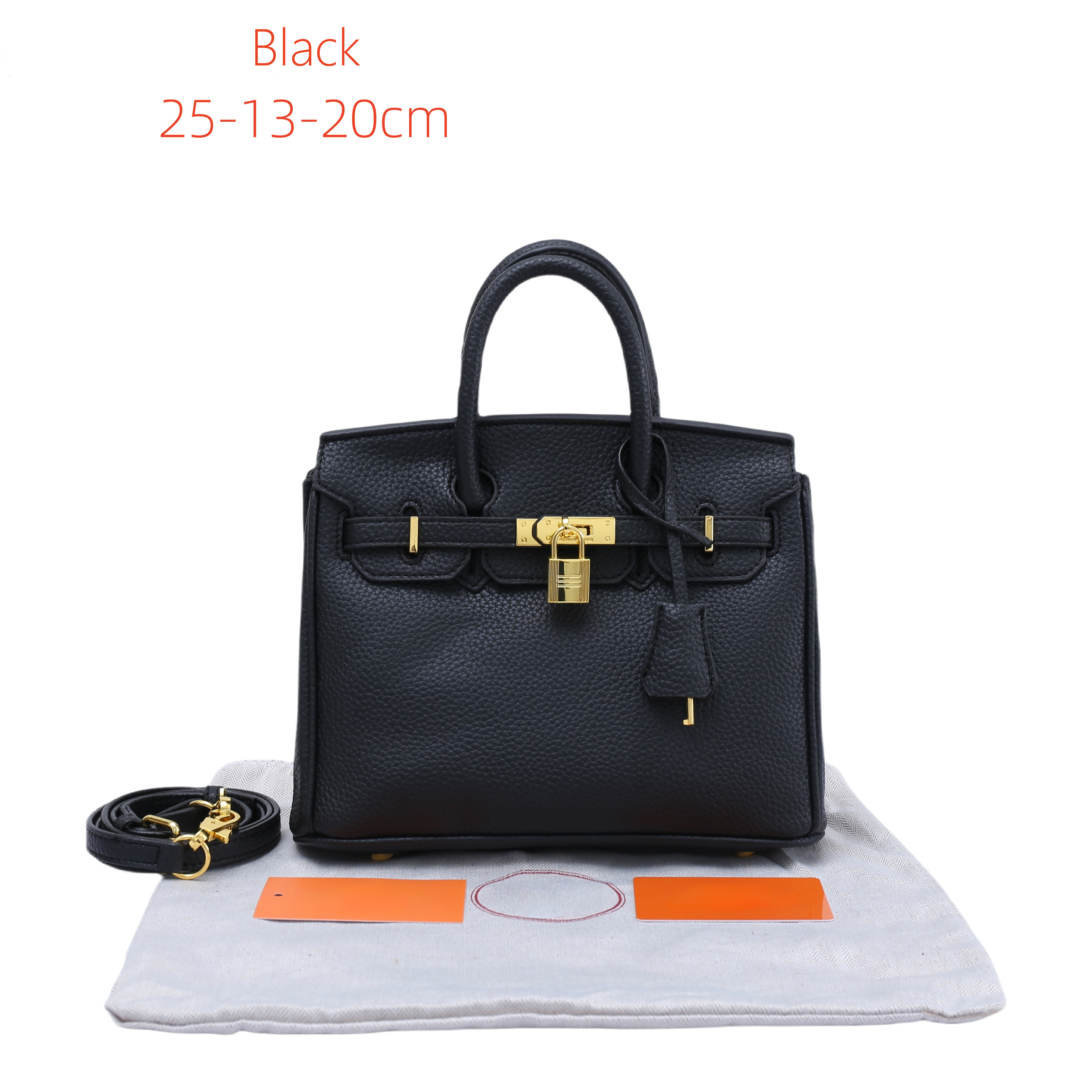 Luxy Brand Designer Handbag for Women Mini Crossbody Top Handle Tote Purse, Designer 25cm / 20 cm Handbag with Gold Lock CgsfuBjn