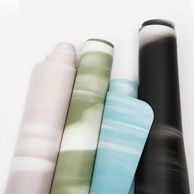 Multi functional organic biodegradable yoga mat best grip environmentally friendly PU rubber fitness mat Tapis De sports fitness mat manufacturerXJ250