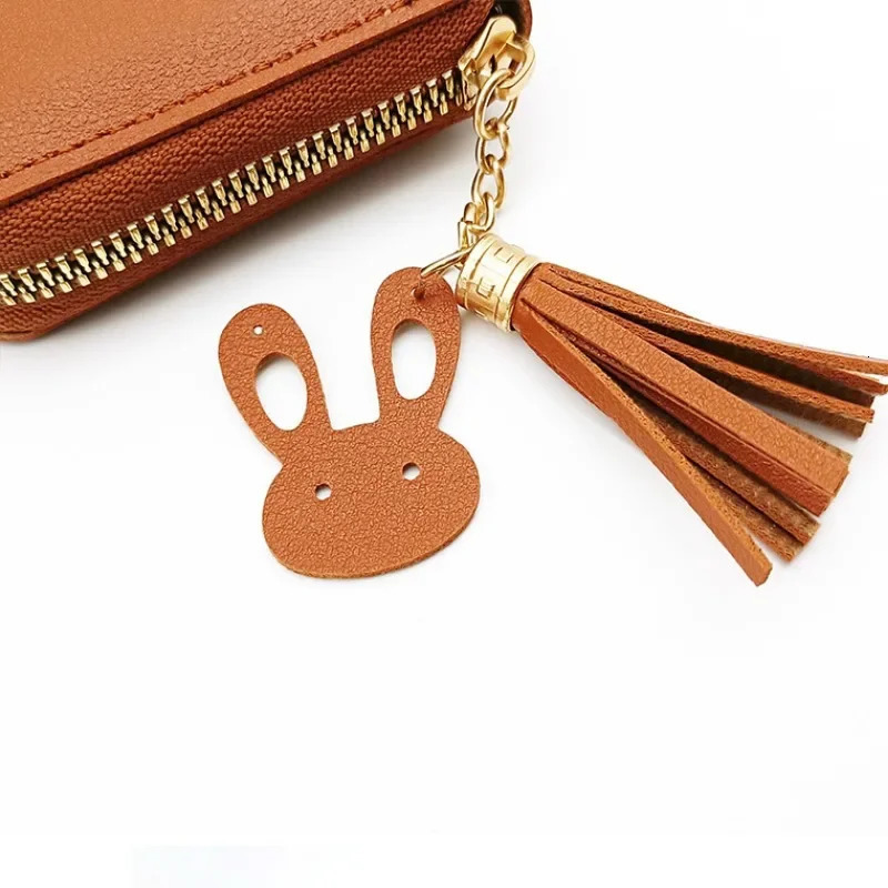 Little Bear Decoration Womens New Fashion Short Coin Purse Card Holder Small Ladies Wallet Female Hasp Mini Clutch R250508 Y260206