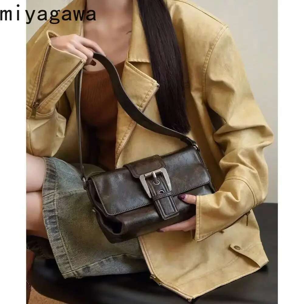 Miyagawa Retro Underarm for 2023 New High Quality Women's Causal Single Shoulder Crossbody Bag