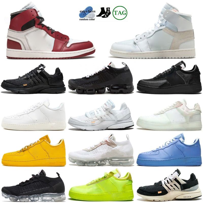 Off prestos white running Shoes mac volt green black fly racer Chaussures designer Zapatos Triple BLUE Mens Sneakers 36-46