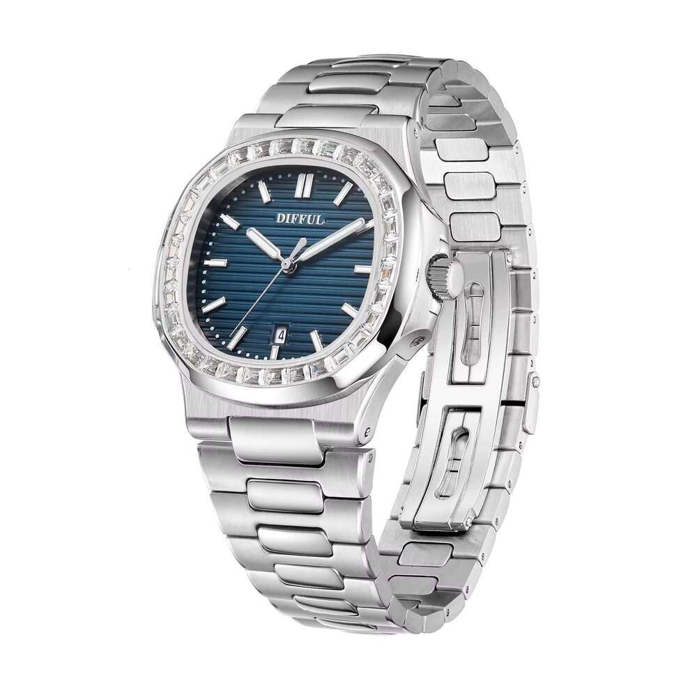 DHCollections Stainless Steel Quartz Watch 41mm Dial for Men