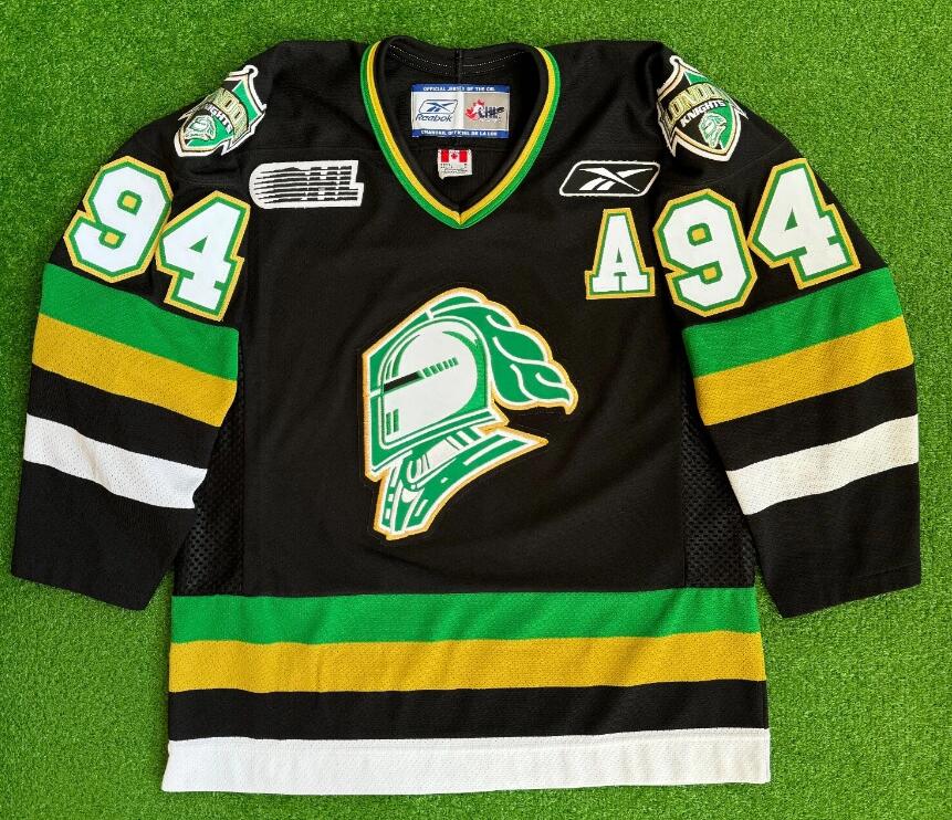 Hockey Custom 2003 Corey Perry London Knights Vintage CHL Jersey
