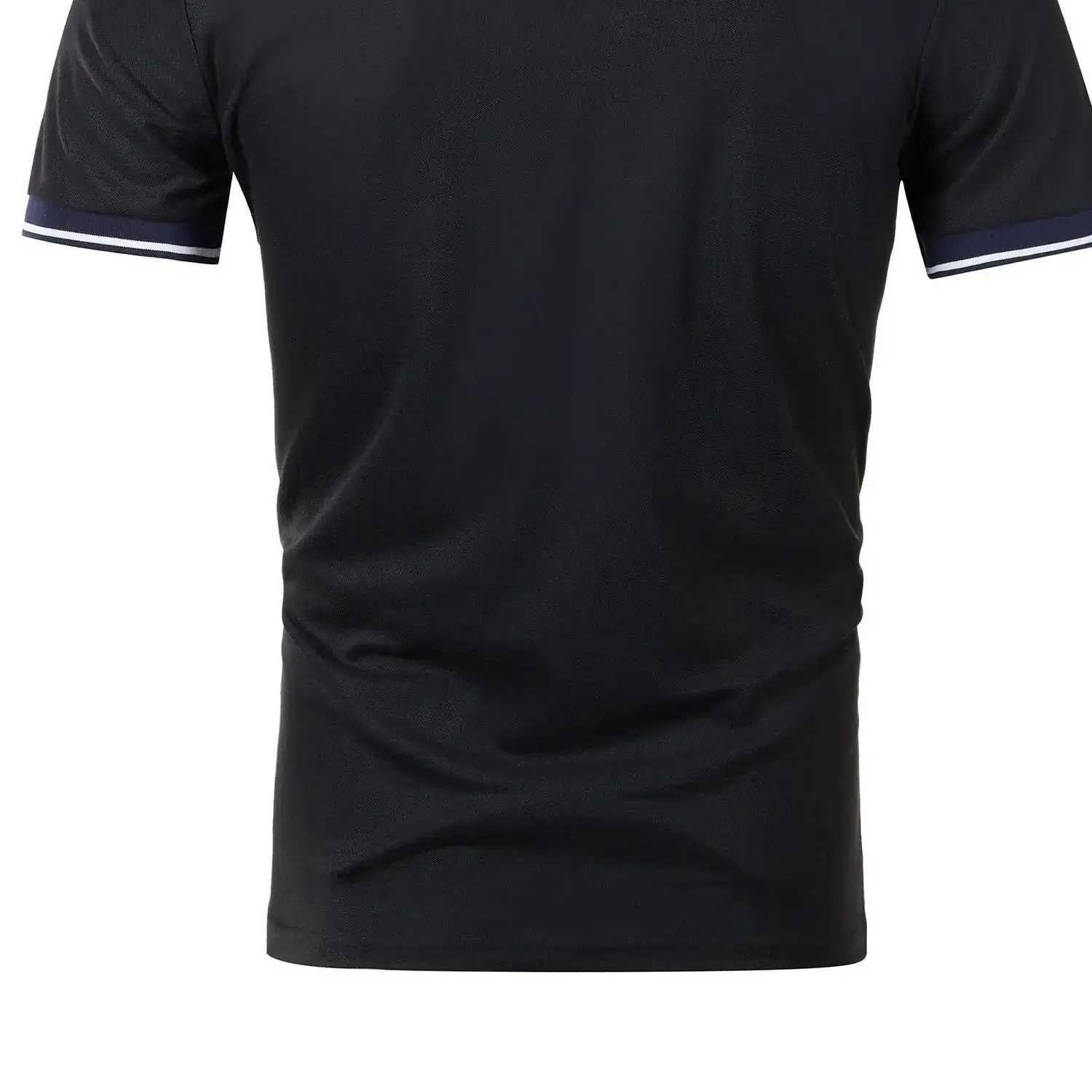 Mens summer casual fashion polo shirt short sleeve mens short sleeve color lapel top T-shirt short sleeve lapel fashion Z250509-1