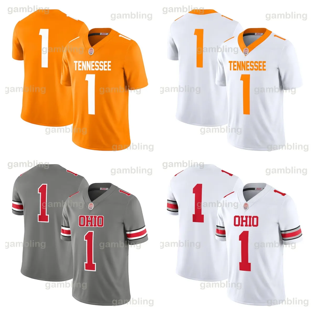 Custom Stitched College Football Jersey OIHO Tenss Any Name Any Number for Men/Youth