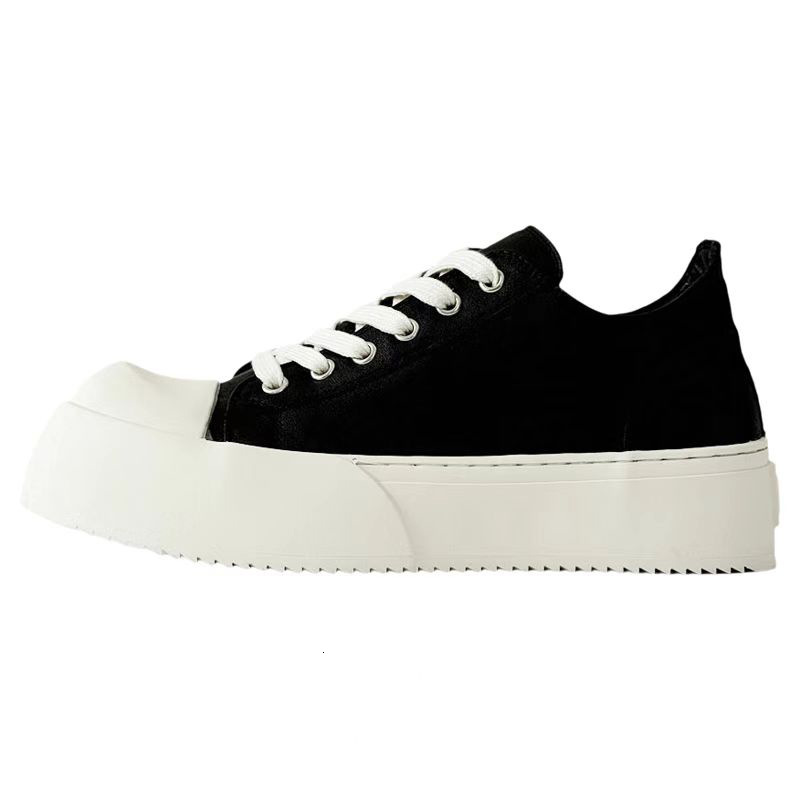 New designer American board men's casual high-end feeling 2025 new thick soled canvas big toe multifunctional niche shoes