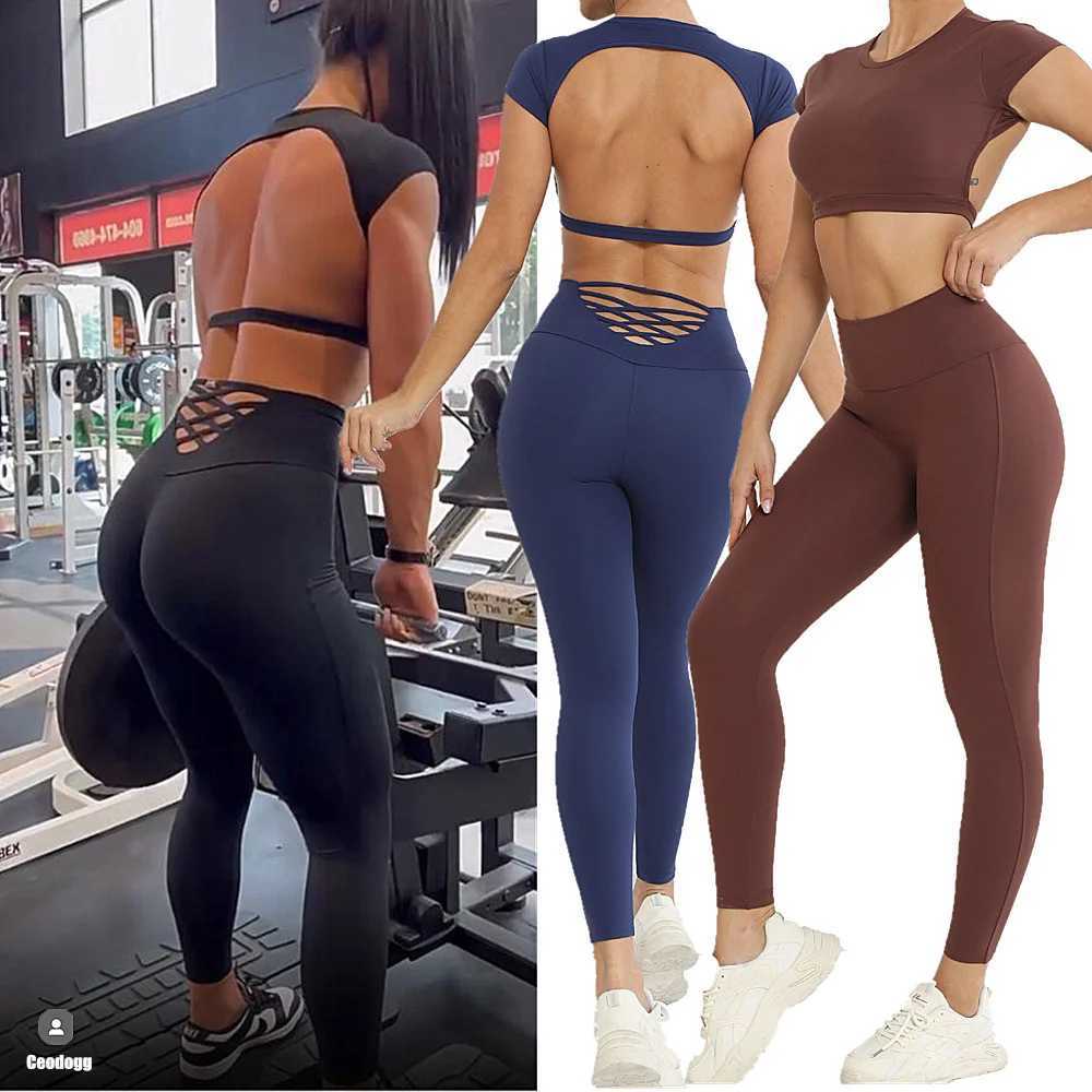 Pad Nylon Sports Shirts ss Workout Tops Fitn Sportswear Fa Yoga Clothing Sport Crop Tops Women Gym ShirtXJ250509