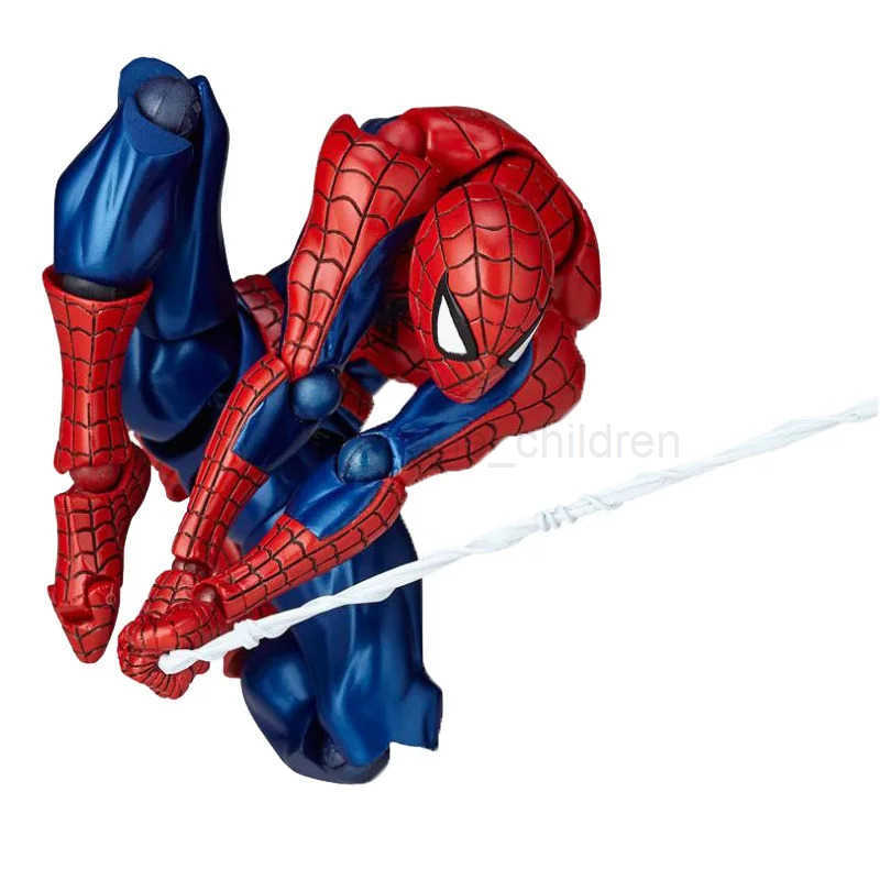 Disney Yamaguchi Spider Man Action Figure Toys 16cm Spiderman Gear Joint Figurine Statue Model Doll Gifts for Boyfriend Children W250509