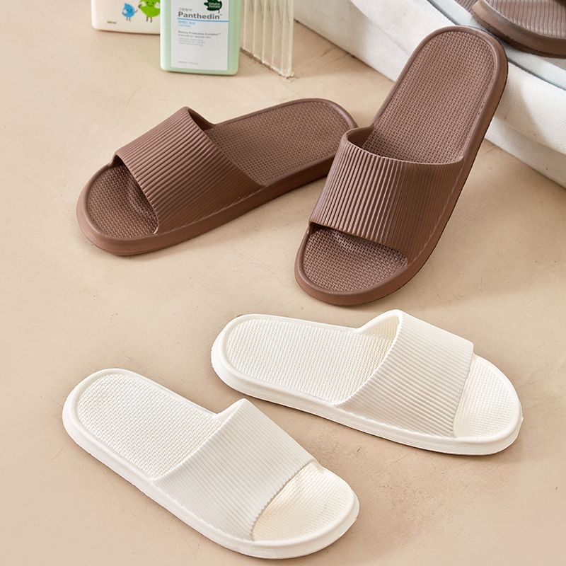 FP-90 Non-Skid Elevator House Slides - Trendy Korean Design Cool Season Pair