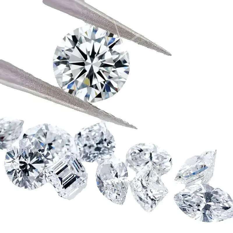Screwback earring 3mm-10mm piercing jewelry 4 prongs set CVD HPHT lab grown stud in VVS Elegant Dazzling designer bag