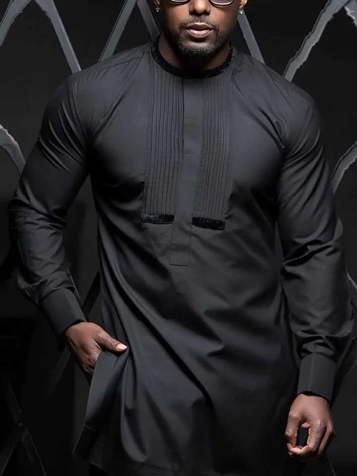 Stylish African Wear for Men - Fashionable Dashiki Outfits and Pants with Unique Patterns and Traditional StyleXJ250509