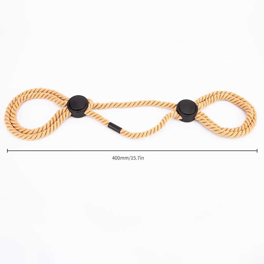 Adjustable Rope Handcuffs for Couple Fetish Hand Shackles BDSM Binding Toys Sex SM Restraints Erotic Bondage Cuffs Adult Games W250509