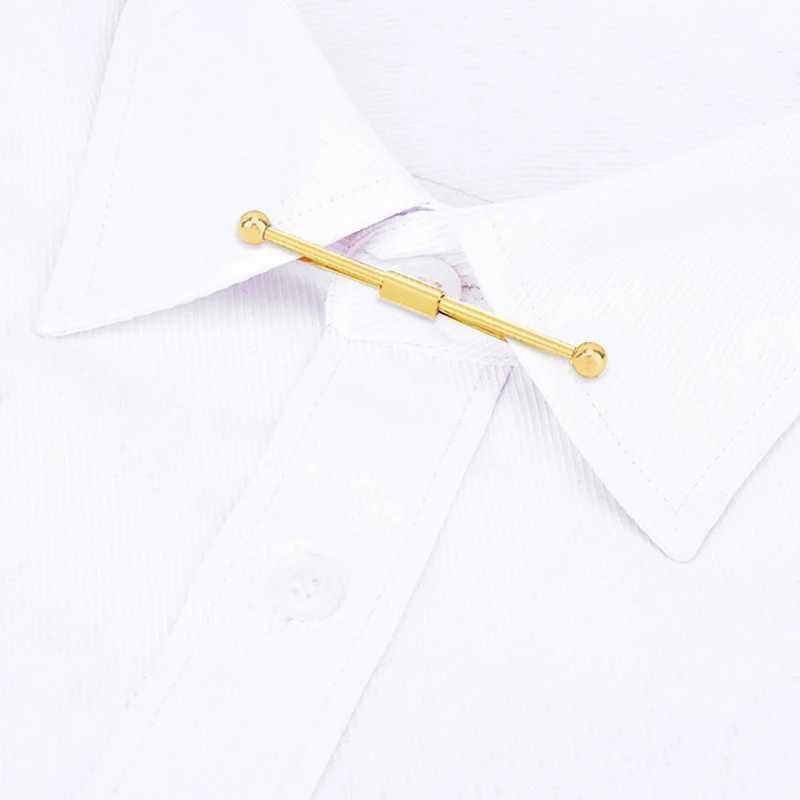 Tie Clip Fashion Style Ties for Men Metal Tone Simple Bar Clasp Practical Clasp Tie Pin for Mens Collar Clip Necktie Accessories M250508