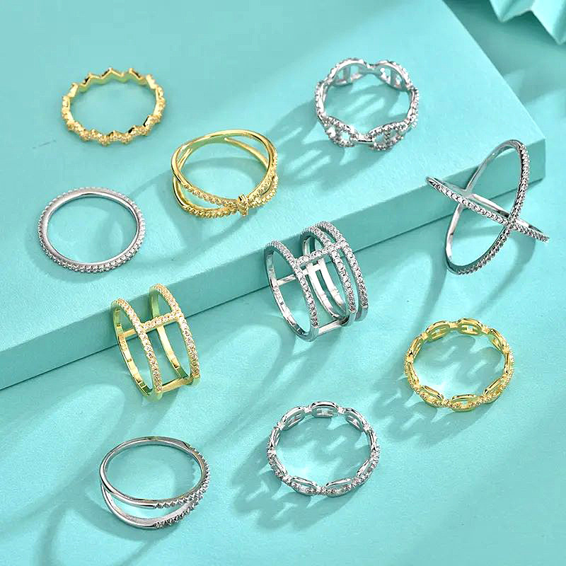 925 Sterling Silver Rings for Men and Women, Elegant Minimalist Design, High-Quality Jewelry
