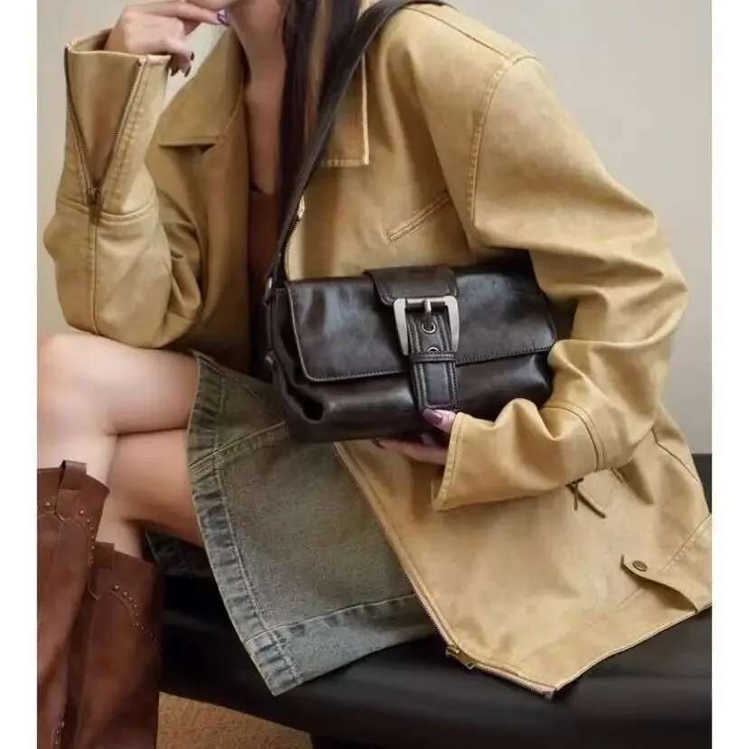 Miyagawa Retro Underarm for 2023 New High Quality Women's Causal Single Shoulder Crossbody Bag