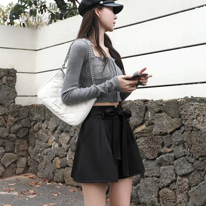 Korean style womens high waisted shorts for fashion clothing 2025 summer wholesale discount original XXL 250506Z