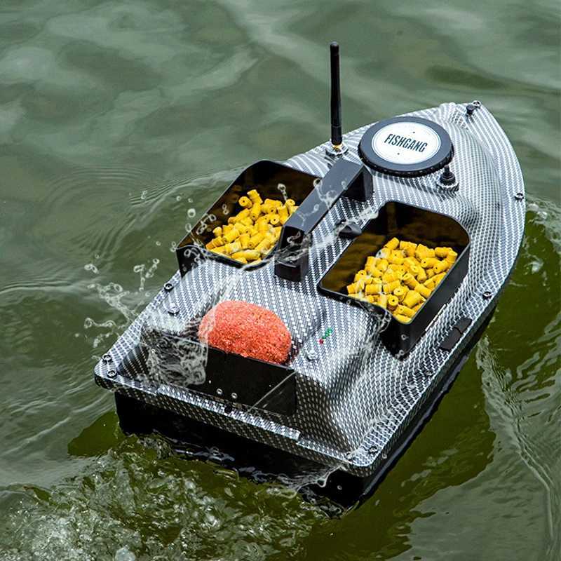 Rc Bait Boat 500m Auto Driving Return V900 Gps 40 Points Sonar 1.5kg V700 With Steering Light For Fishing Wireless Fish Finder X250509