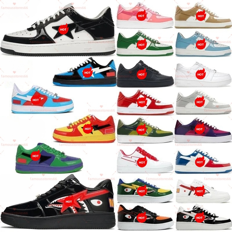 Free Shipping Deigner Caual Shoe for Men Women Sta Low Platform Sneaker Stae Black Camo Bule Grey Suede Trainer Camouflage Skateboarding Jogging