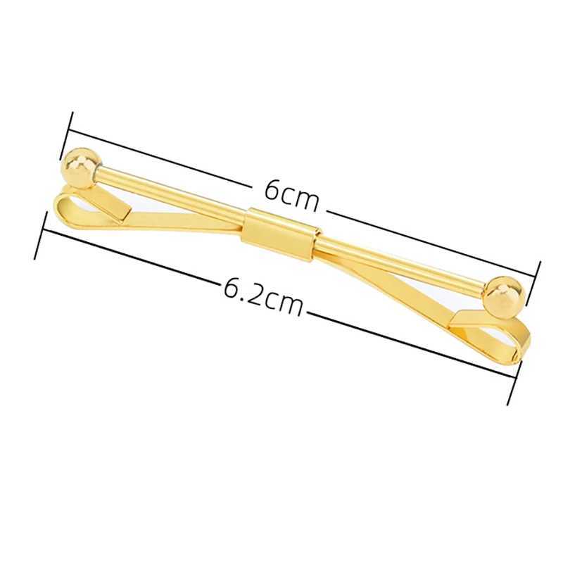 Tie Clip Fashion Style Ties for Men Metal Tone Simple Bar Clasp Practical Clasp Tie Pin for Mens Collar Clip Necktie Accessories M250508