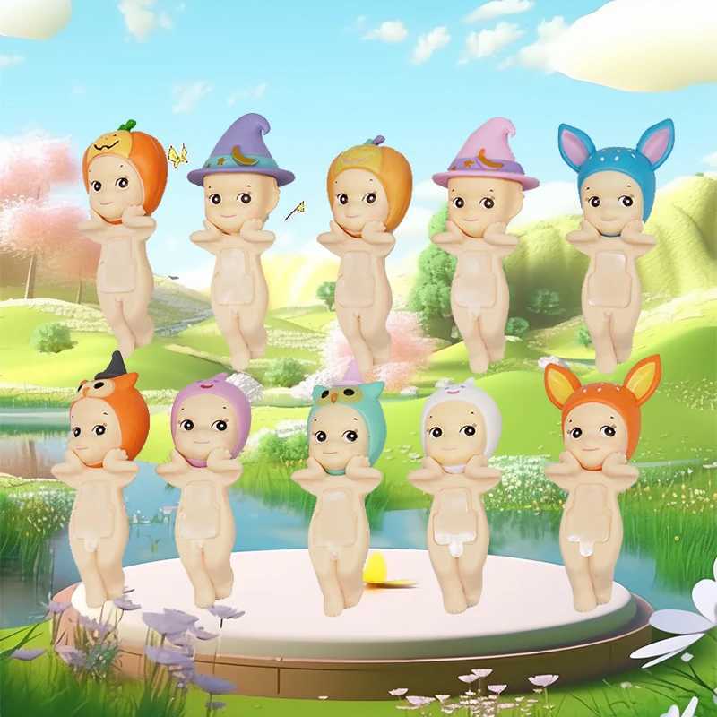 Hippers Blind Box Mystery Box Decorative Mini Figure Halloween Series Dolls Fans Children Christmas Birthday GiftsXJ250509