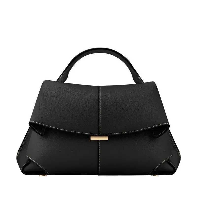 French fashion design denim fashion pleated smile womens handbag brand casual retro exquisite womens shoulder bag Z250509-1