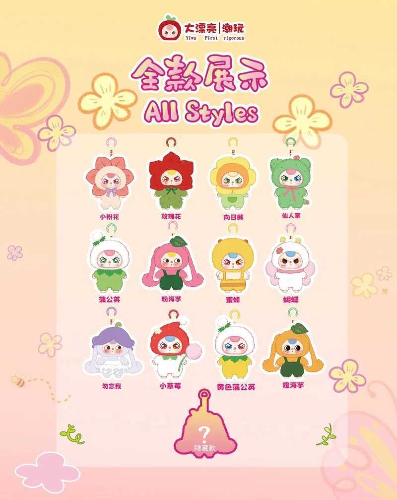 Baby Three Where Is Spring Plush Tide Play Surprise Blind Box Cute Doll Ornaments Bag Decoration Pendant Surprise Tide Play GiftXJ250509
