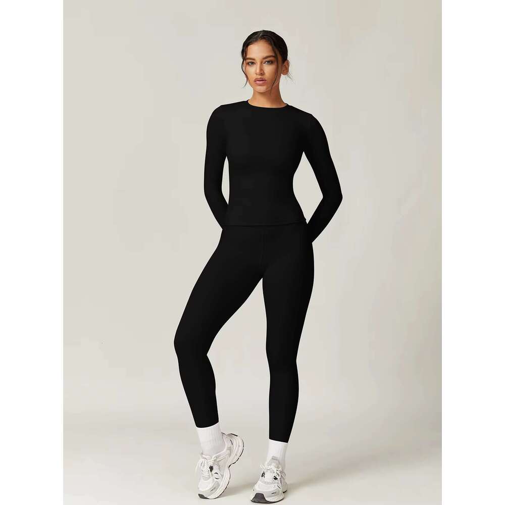 DHessentials Fashionable Autumn Boutique Long Sleeved Sportswear, Jogging Pants Two-piece Set, Leggings Set